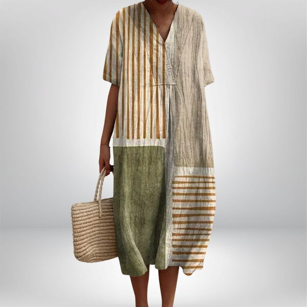 Lucyna | Elegant Geometric Dress