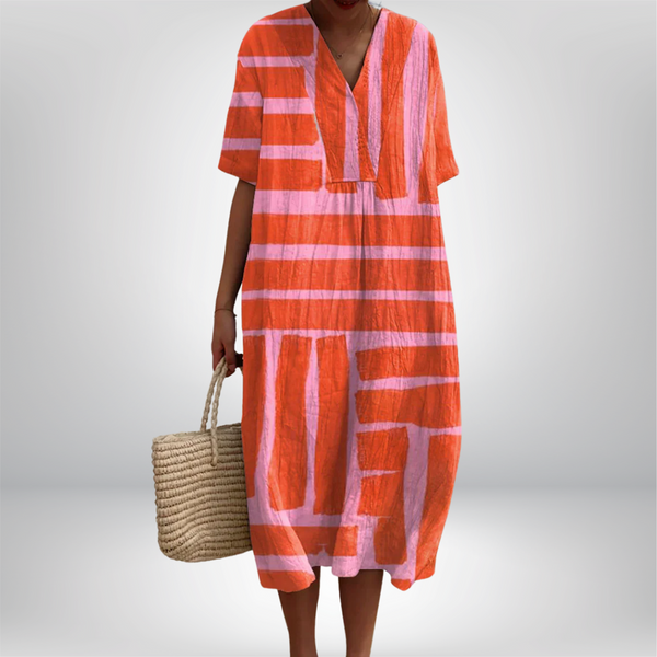 Dominika | Elegant Geometric Dress