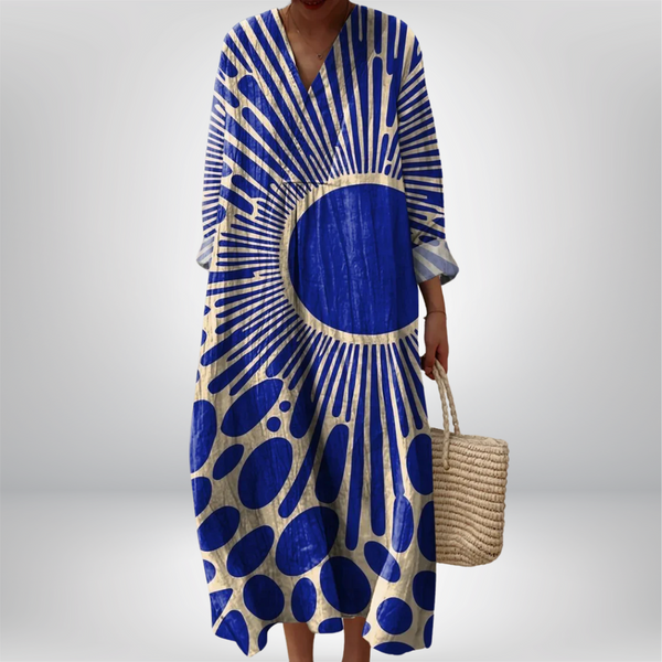 Justyna | Elegant Geometric Dress