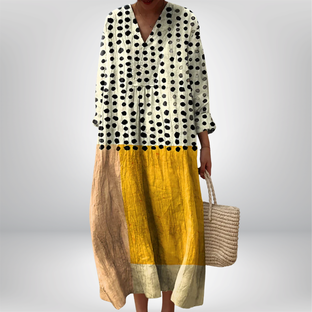 Beata | Elegant Geometric Dress
