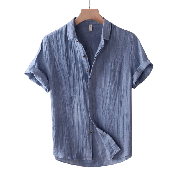 Savrani™ | Elegant Short Sleeve Shirt with Buttons