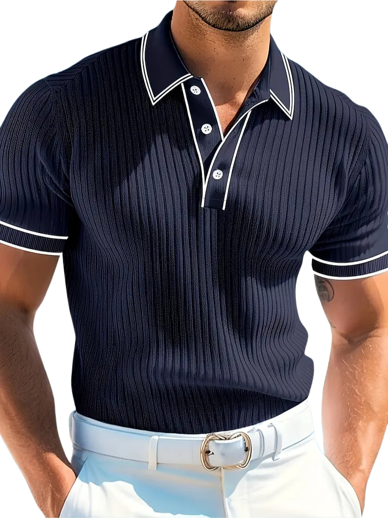 Savrani™ | Elegant Short Sleeve Polo
