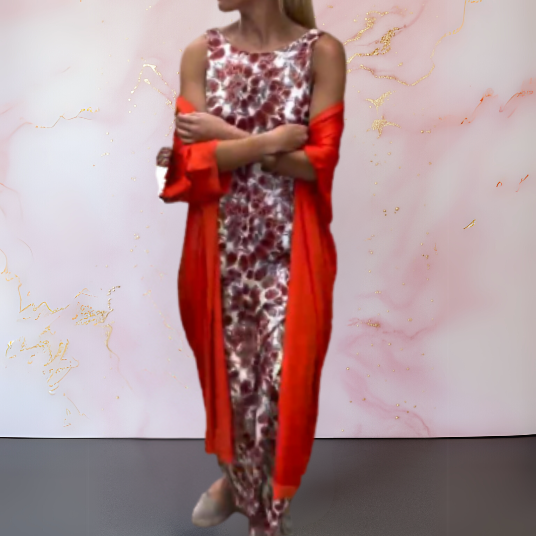 Melanie | Elegant Dress with Vest