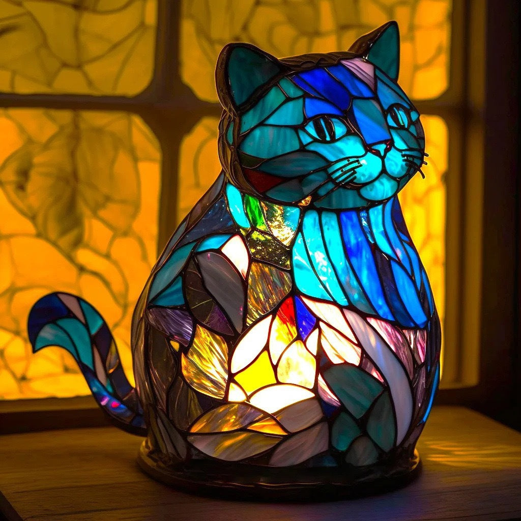 Nala | Magical Glass Lamp for Cats in Color