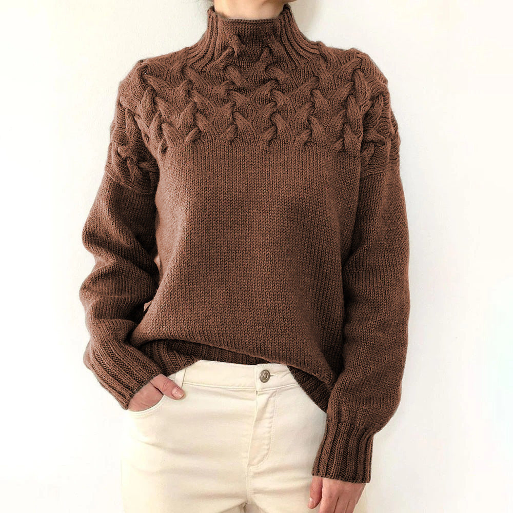 Bridget | Cashmere Feel Turtleneck Sweater