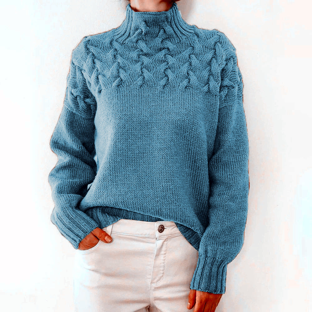 Bridget | Cashmere Feel Turtleneck Sweater