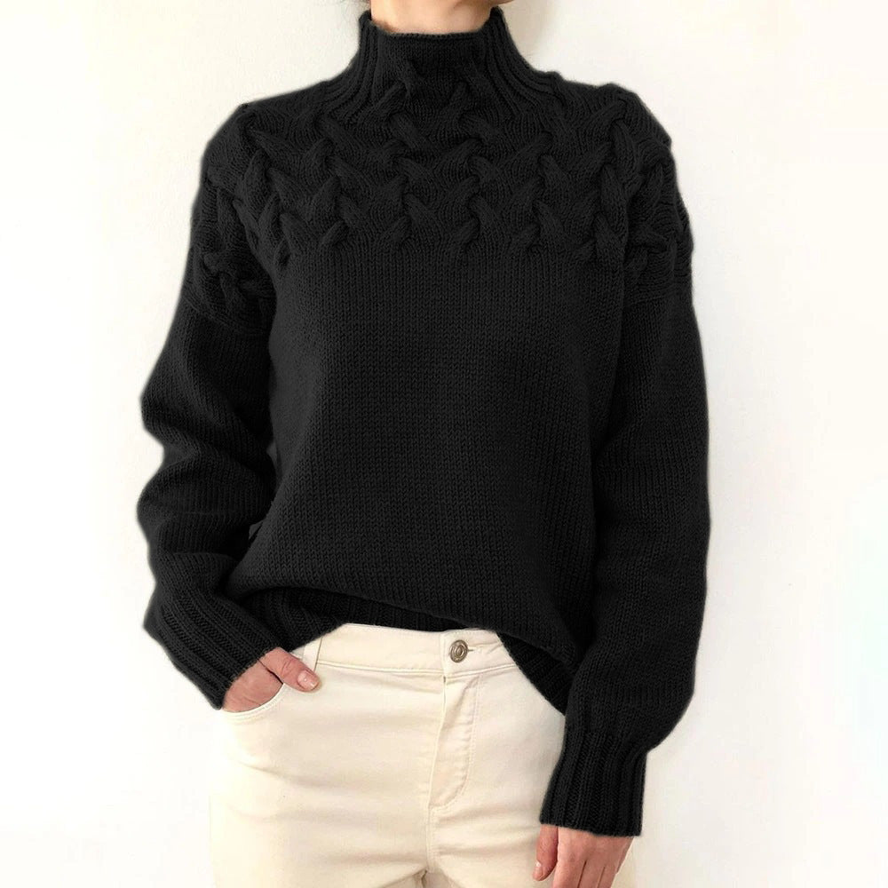 Bridget | Cashmere Feel Turtleneck Sweater