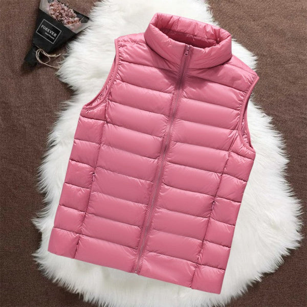 Isa Padded Gilet | Salmon