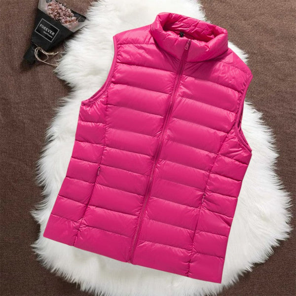 Isa Padded Gilet | Pink