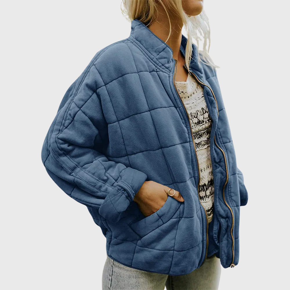 Josiane | Quilted jacket with an elegant, oversized look