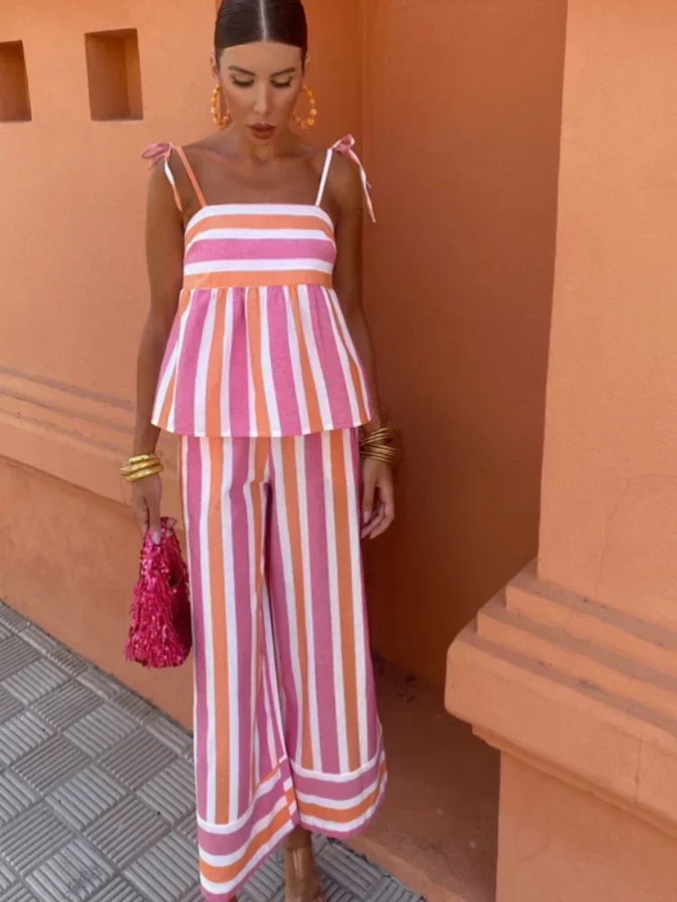 Hanne™ | Patterned Summer Pants