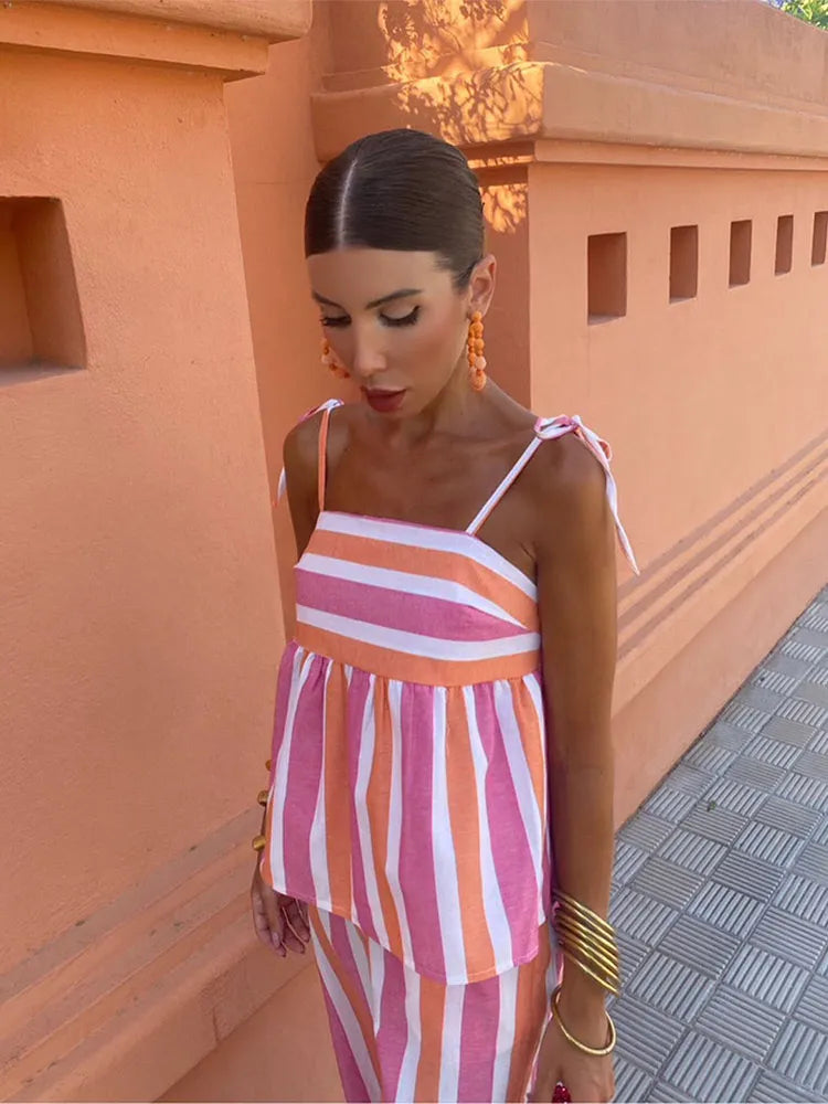 Hanne™ | Patterned Summer Pants