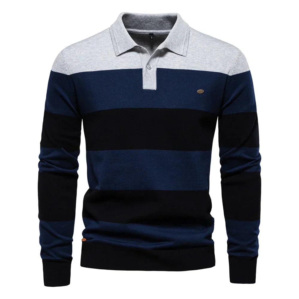 Theo™ | Sweater in Thin Stripes