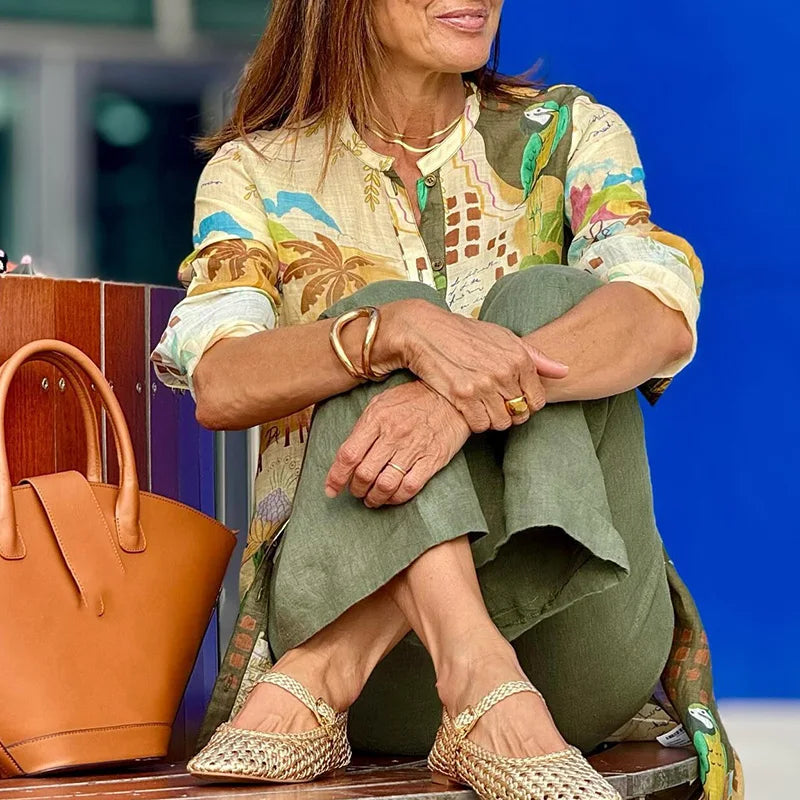 Miréliane – Elegant Linen Set