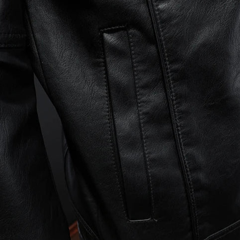 Arvien – Leather Jacket in Vintage Style