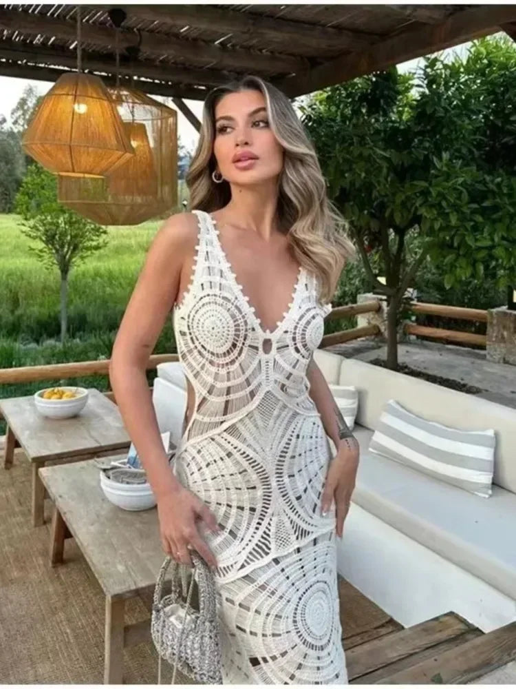 Liselotte™ | Maxi Dress with V-Neck