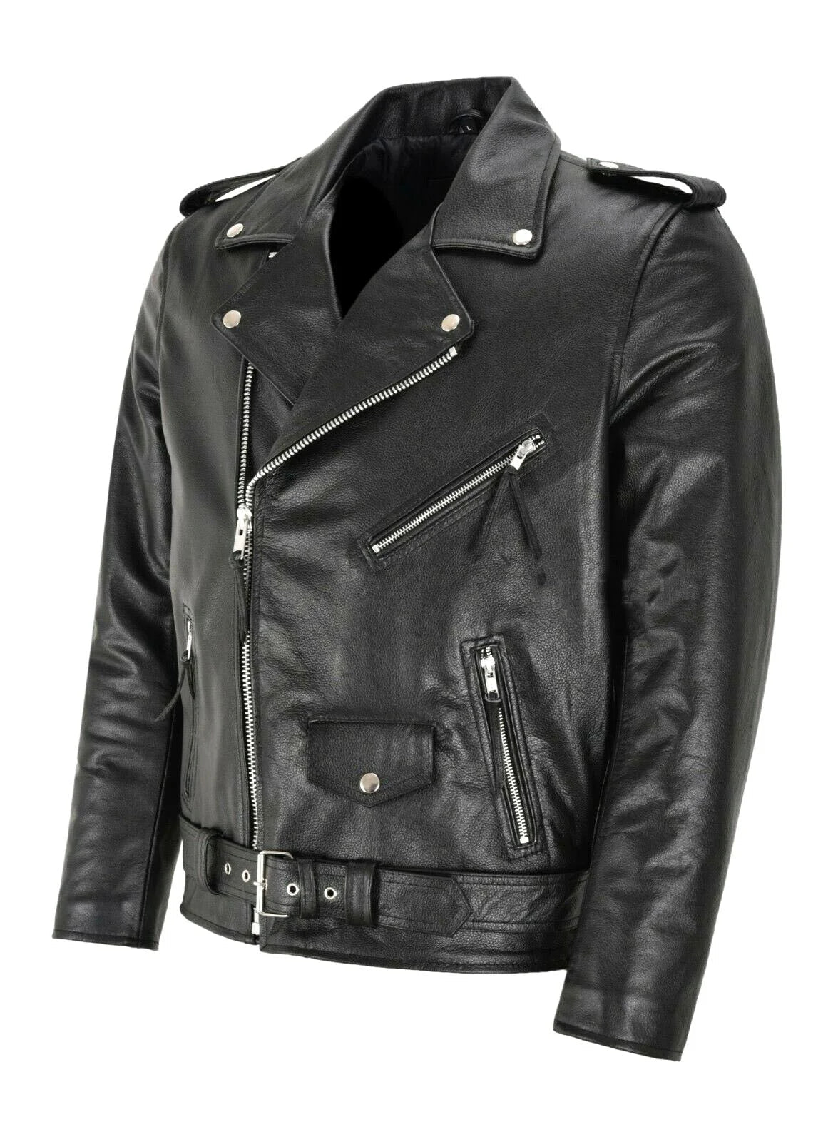 Austin™| Leather Bomber Jacket