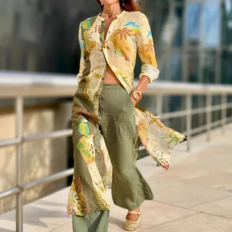 Miréliane – Elegant Linen Set