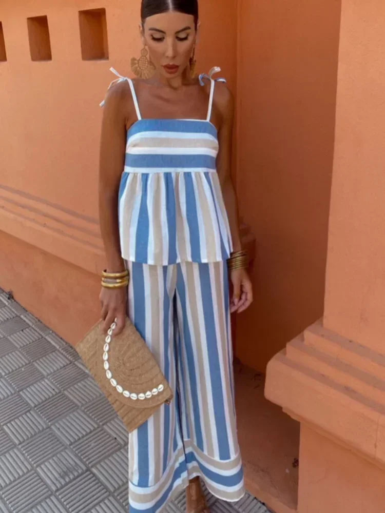 Hanne™ | Patterned Summer Pants