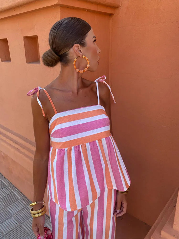 Hanne™ | Patterned Summer Pants