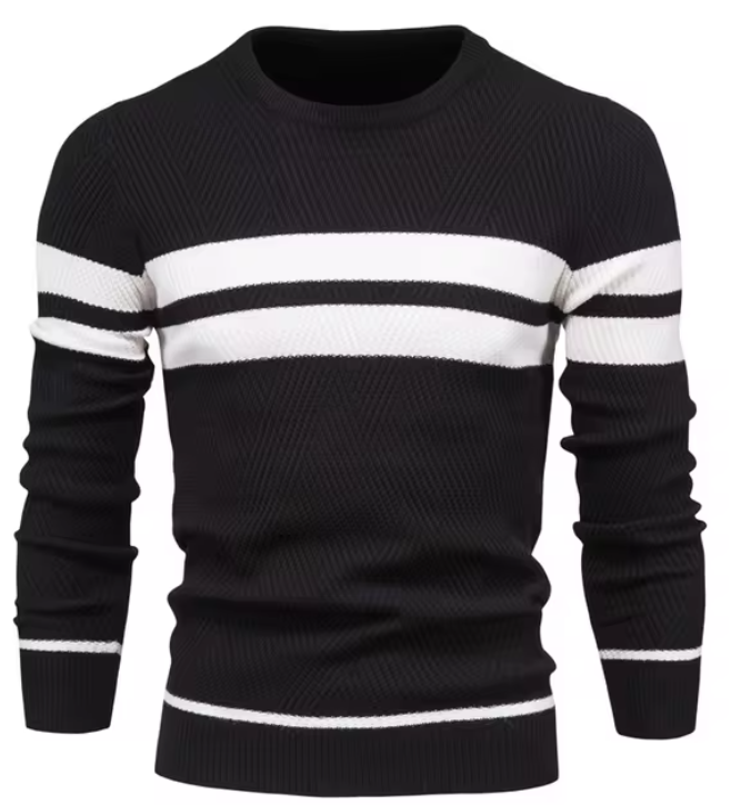 Sébastien™ | Two-Tone Contrast Sweater