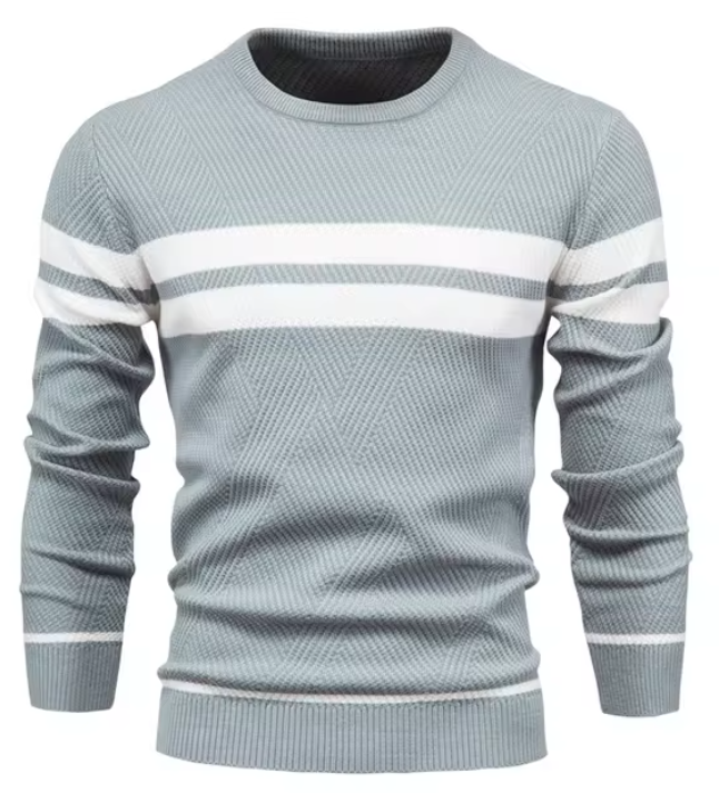 Sébastien™ | Two-Tone Contrast Sweater