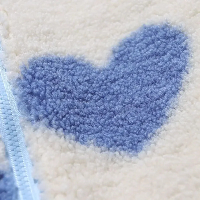 Amelia – Reversible Heart Pattern Jacket