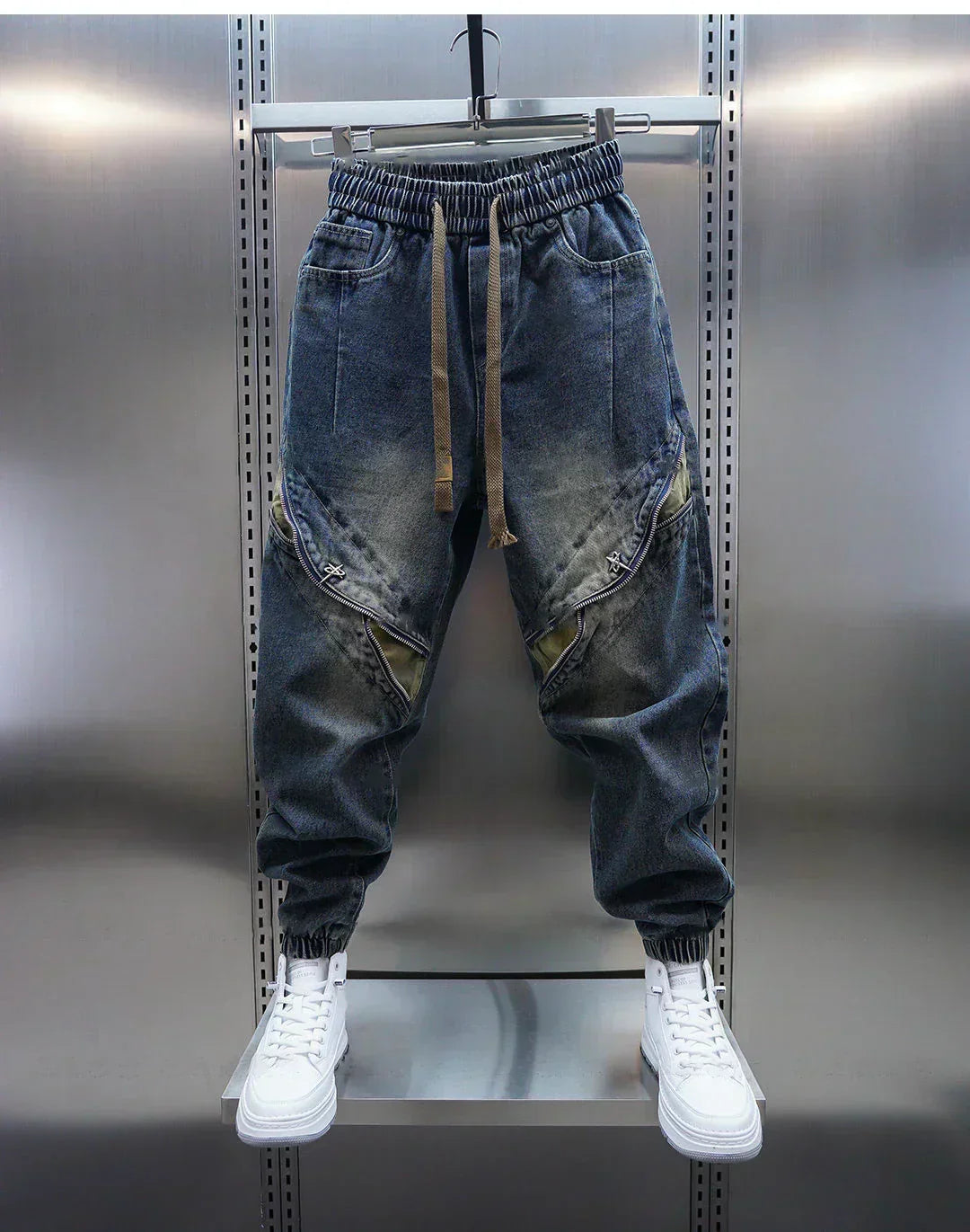 Laurent™ | Baggy Denim Pants with Belt