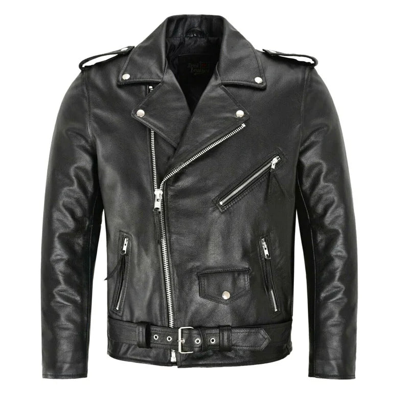 Austin™| Leather Bomber Jacket