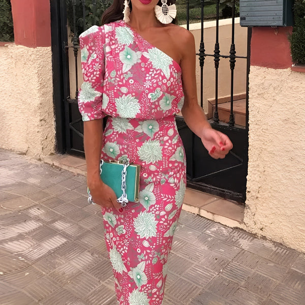 Émilie™ | Long Printed Dress