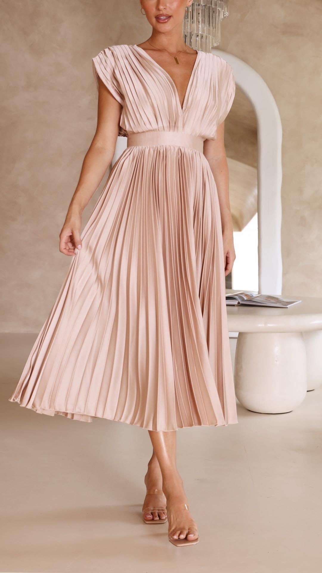 Alexis - Elegant Dress with Ruffles