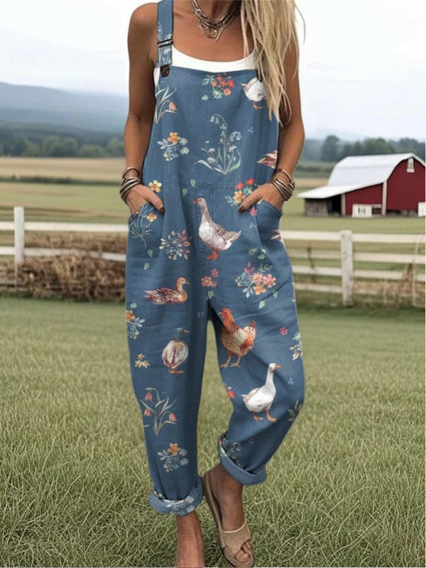Chelsea™ – Artistic Cotton Jumpsuit