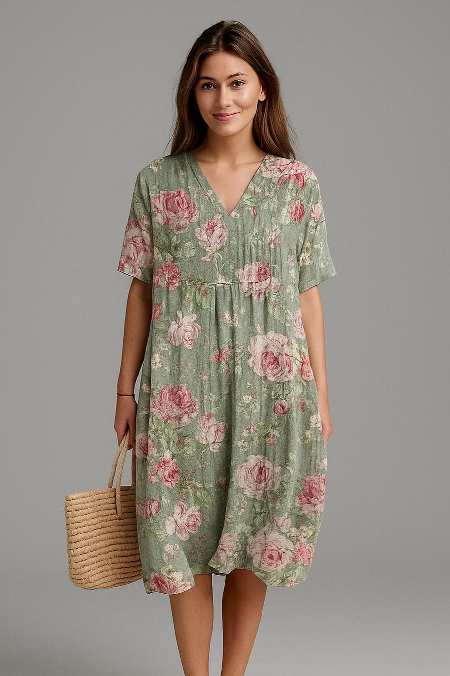 Lina | Vintage Floral Dress