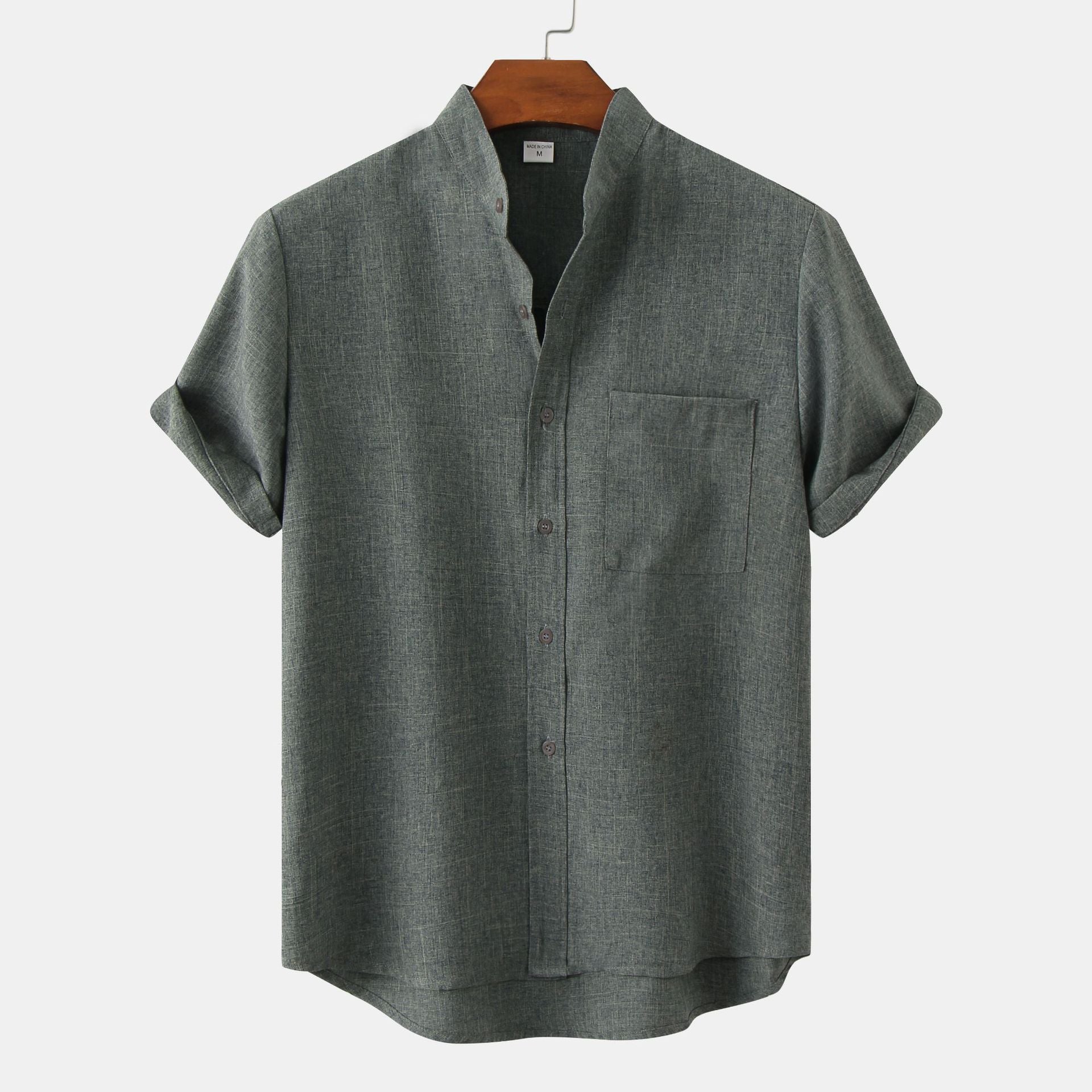 Savrani™ | Smooth Cotton Shirt with Buttons.
