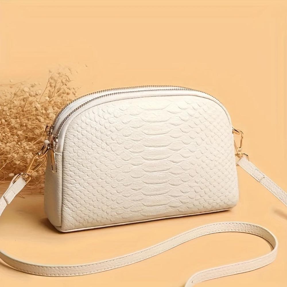 Cora | Belle mini handbag made of eco-leather with crocodile motif