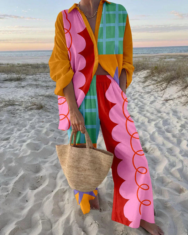 Arianna™ | Multicolored Pattern Set