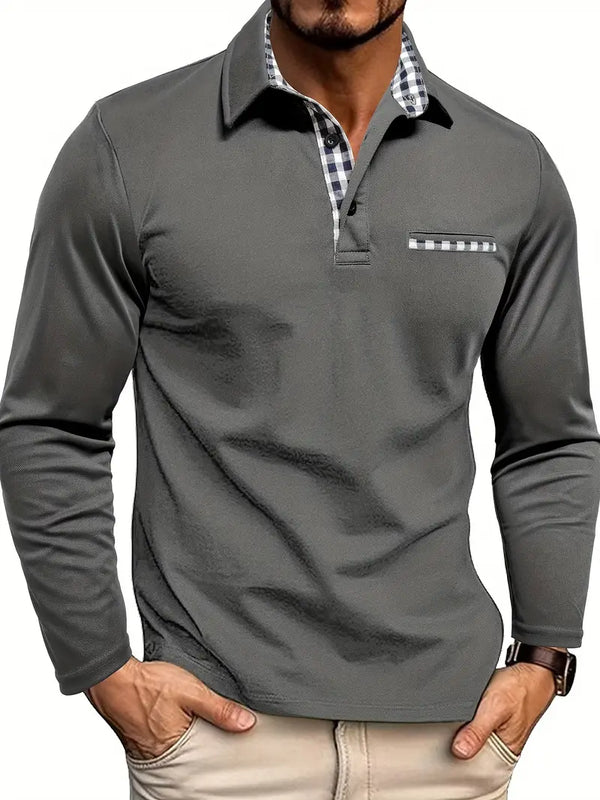 Jakub – Long Sleeve Polo Shirt