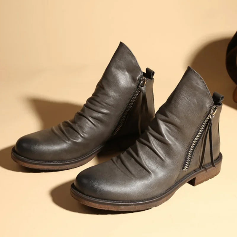 Bernardo Cavallino Ankle Boots