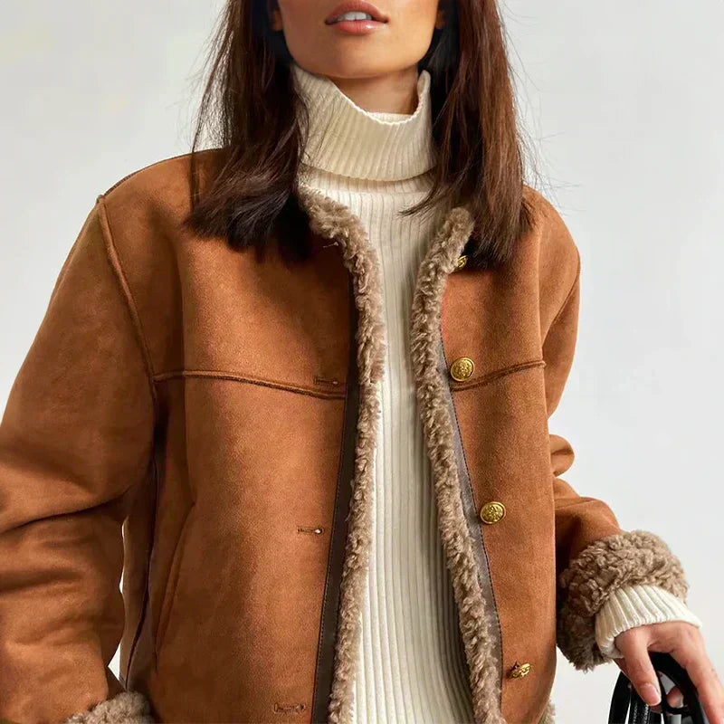 Bellini | Warm Brown Leather Jacket