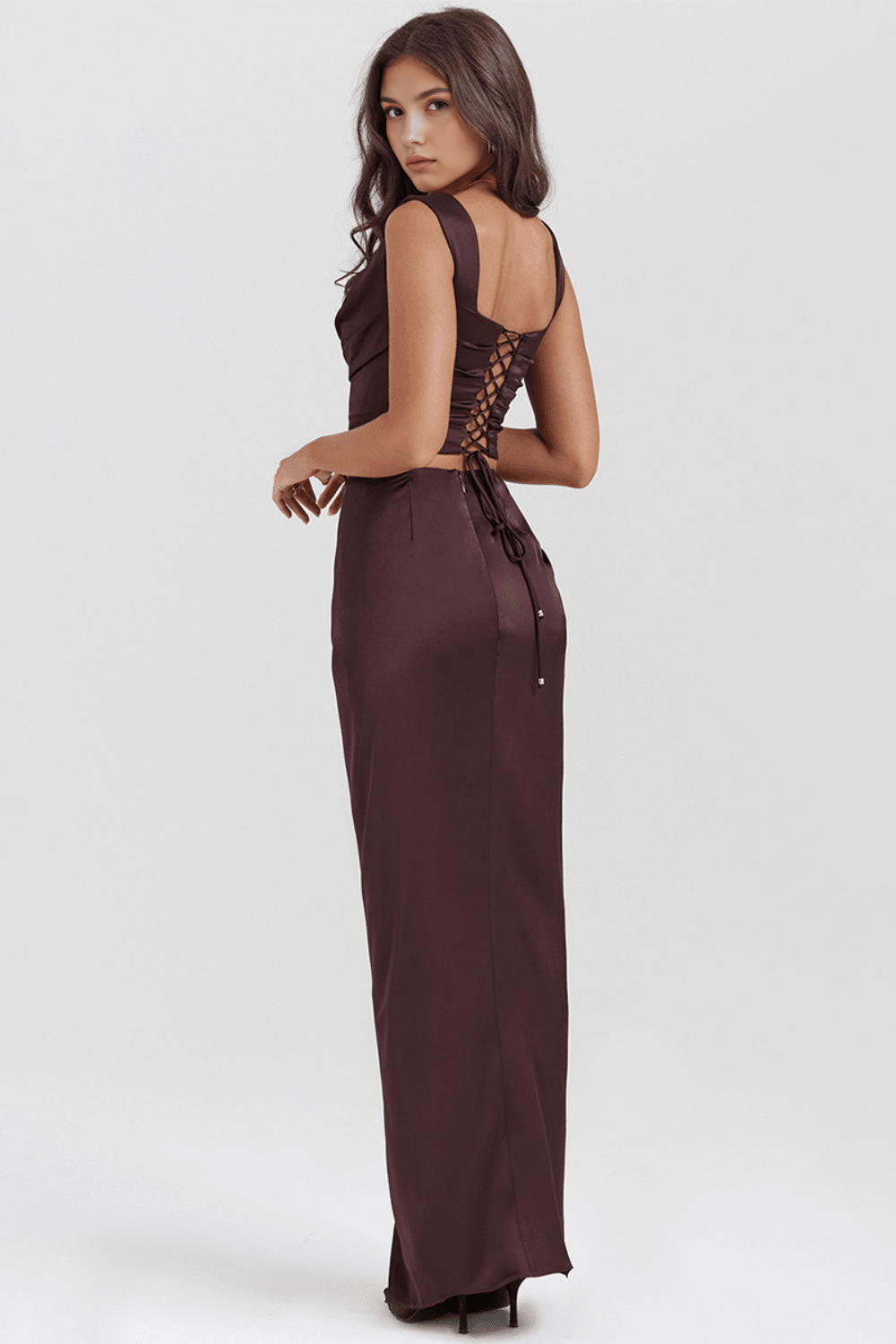 Ivelle | Dress with Cutouts and Slit