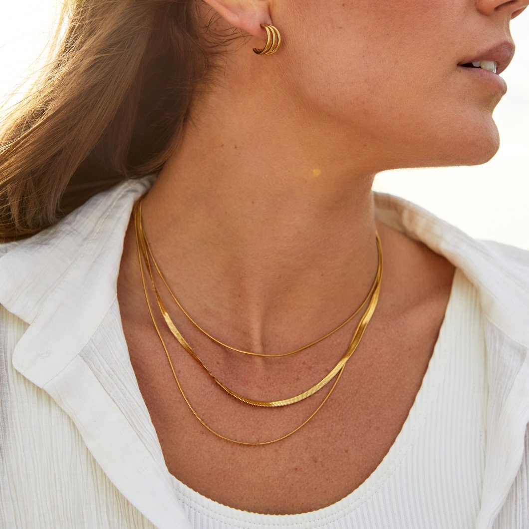 Gold Layered Chain Necklace