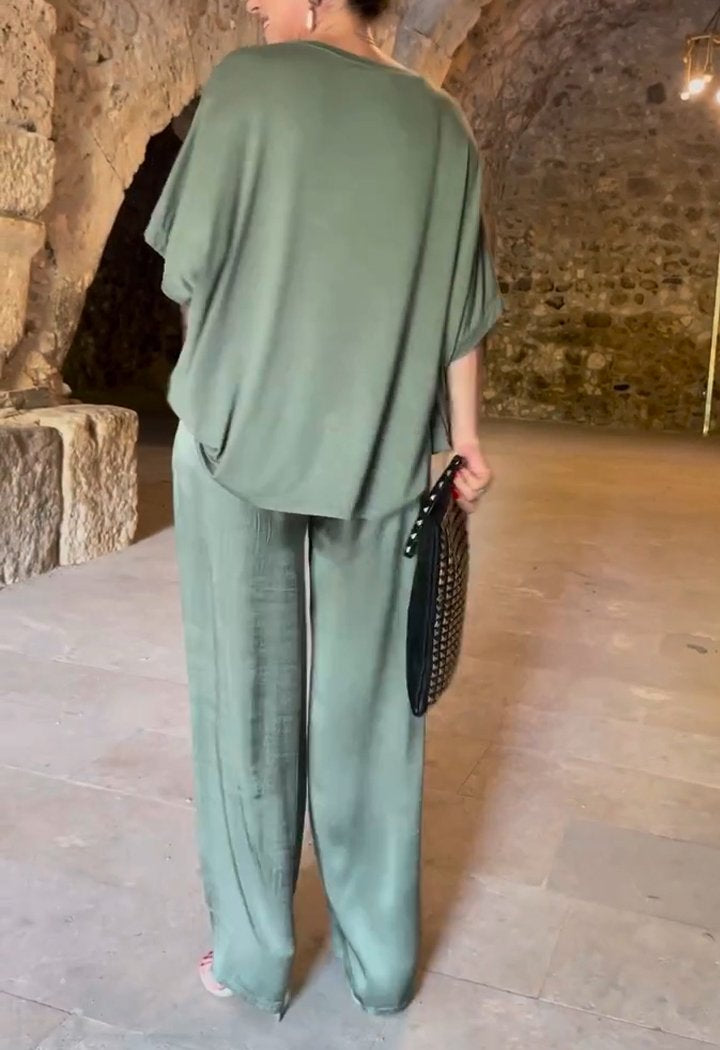 Elena | Casual Two-Piece Set with Round Neck