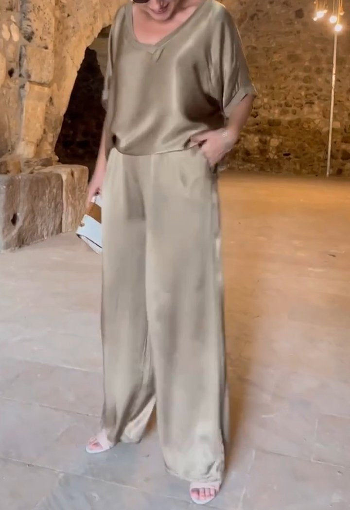 Elena | Casual Two-Piece Set with Round Neck