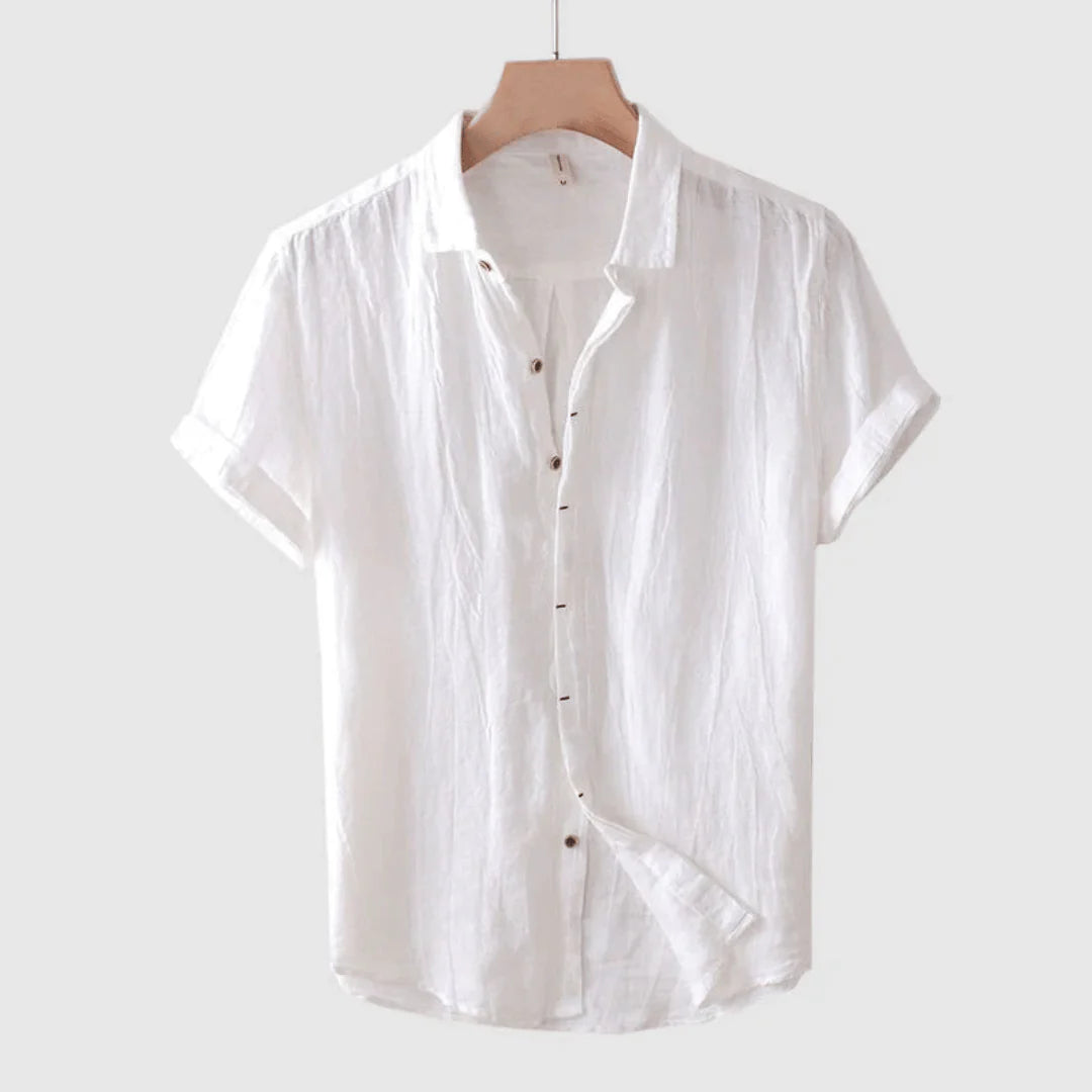Savrani™ | Elegant Short Sleeve Shirt with Buttons